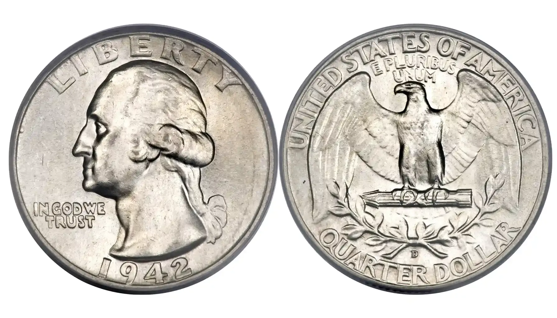 ¼ Dollar "Washington Silver Quarter", 1944, США