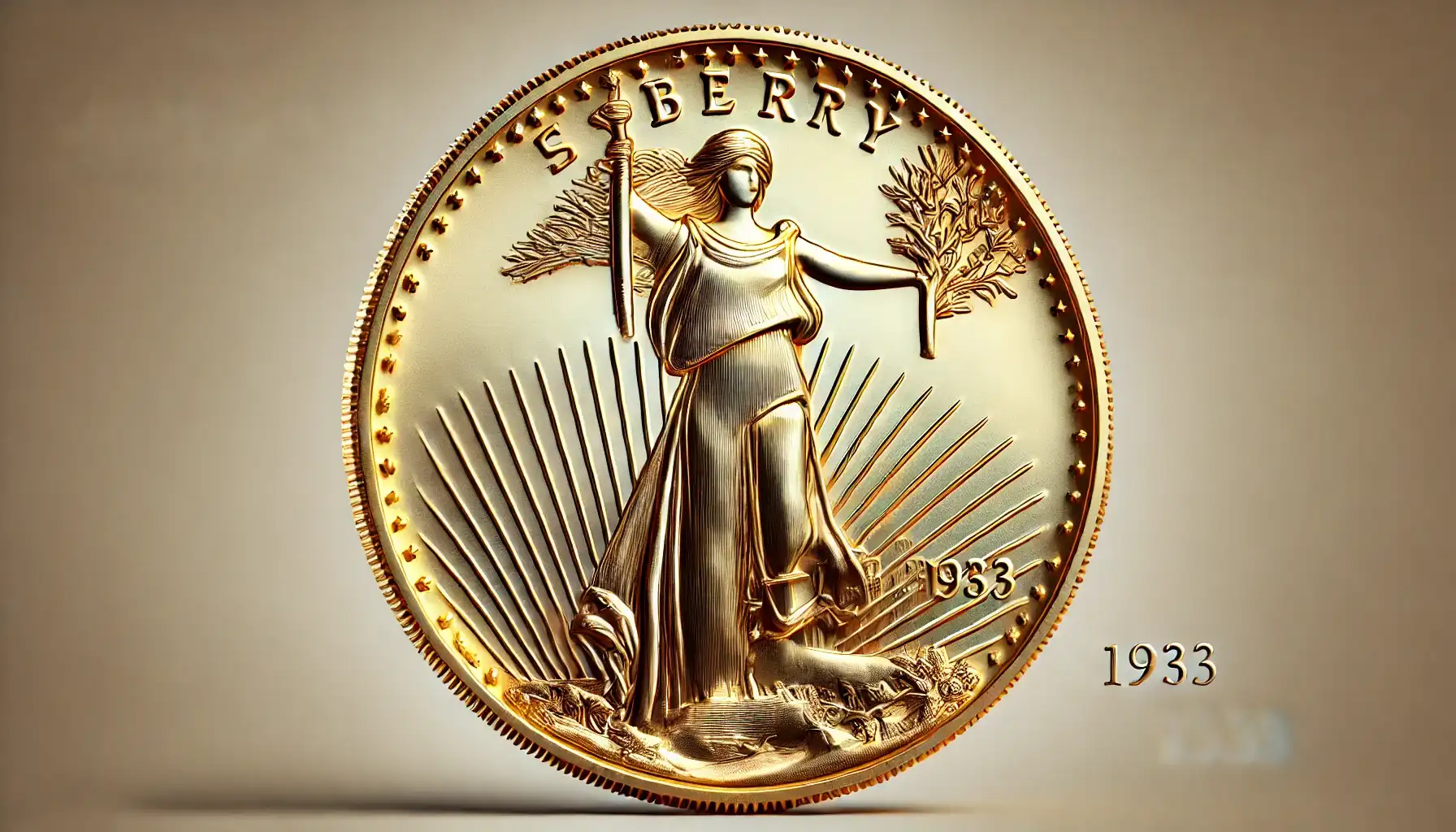 a picture of the 1933 Saint-Gaudens Double Eagle