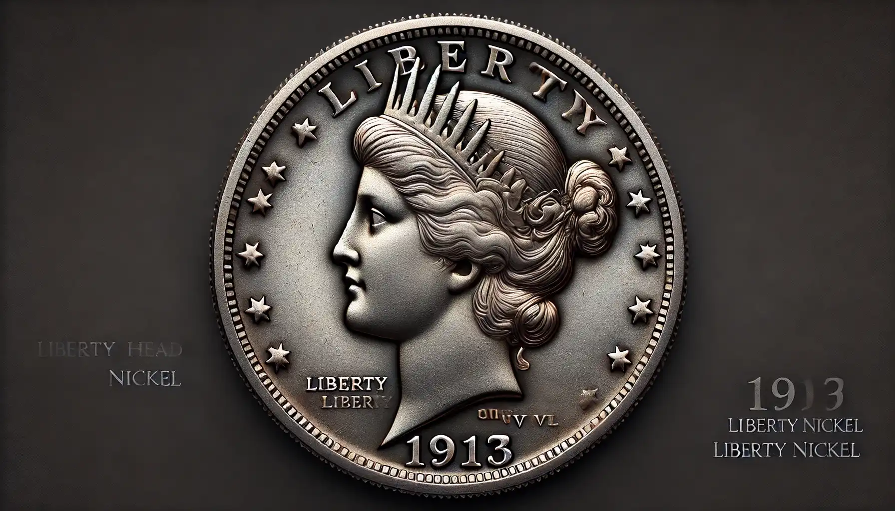 a picture of the 1913 Liberty Head V Nickel