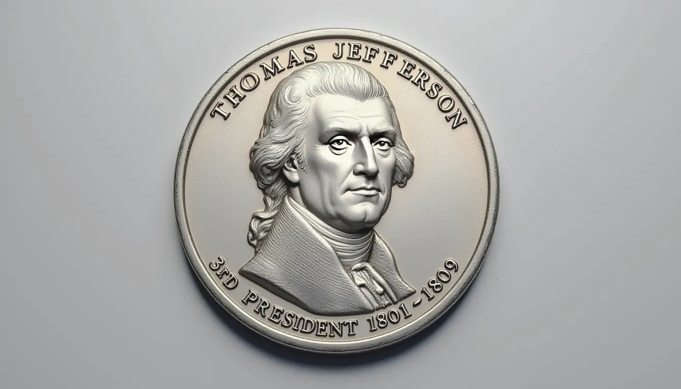 Thomas Jefferson 1 Dollar Coin:  A Tribute, A Praise