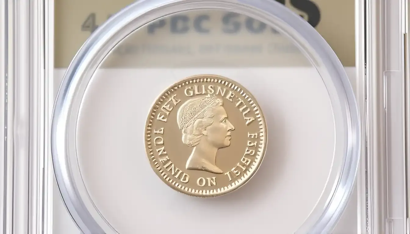 a queen elizabeth second coin certified by PCGS