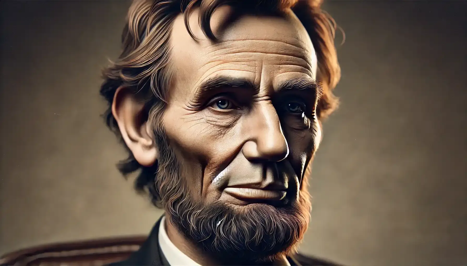 a portrait of Abraham Lincoln