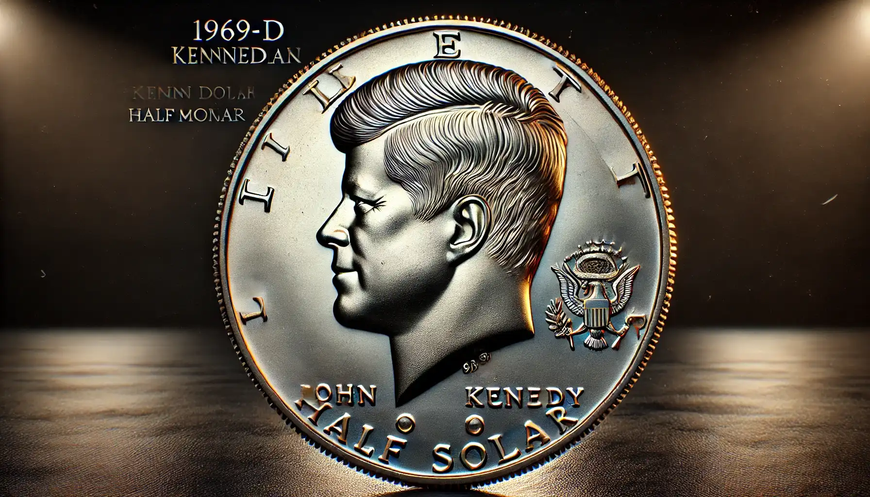 a picture of the 1969-D Kennedy Half Dollar (Mexico), one of the old foreign coins worth money.