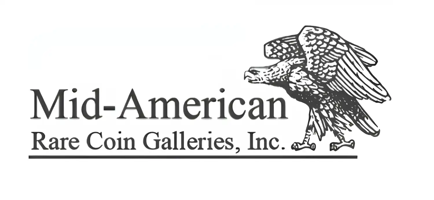 a logo of Mid American Rare Coin Galleries